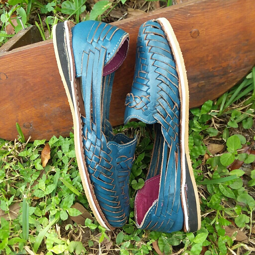 Mexican Leather Huaraches - Picture 3 of 4